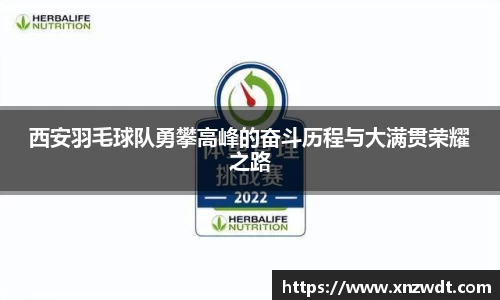 西安羽毛球队勇攀高峰的奋斗历程与大满贯荣耀之路